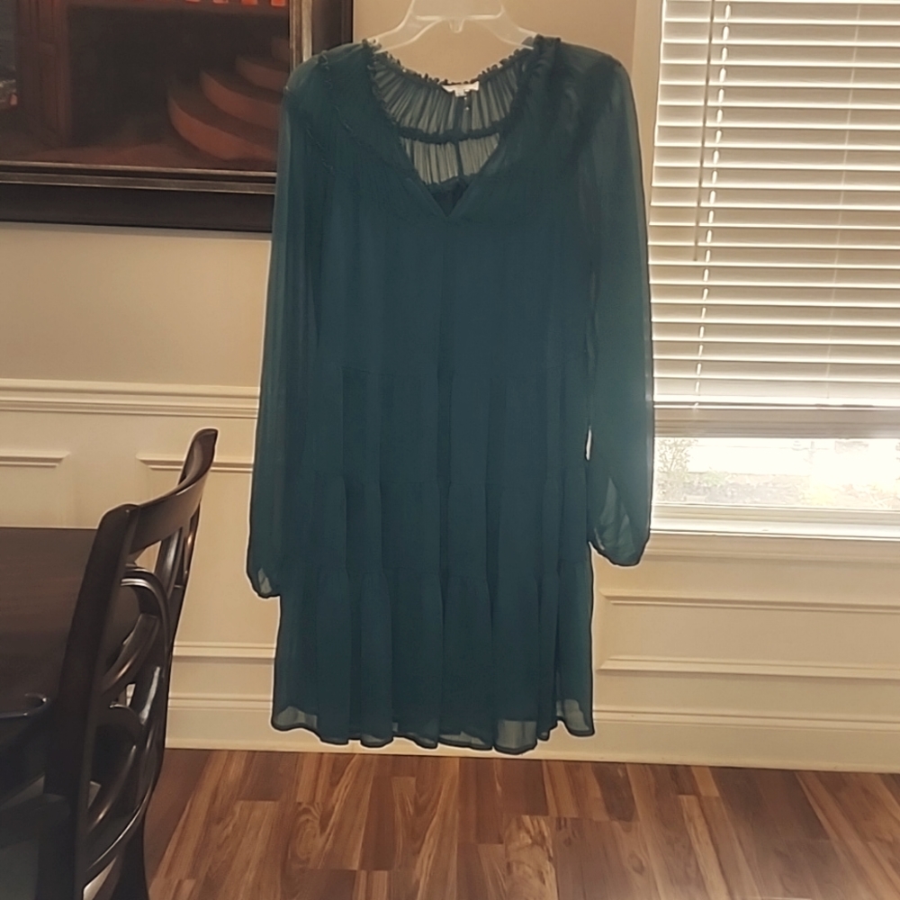 BOTIQUE Babydoll Dress  Green Large